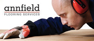 Logo and link to Annfield Flooring Services home page